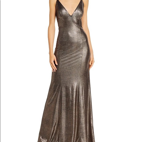 Aidan Mattox Dresses & Skirts - New Aidan Mattox Foil Mermaid Gown size 8 prom
